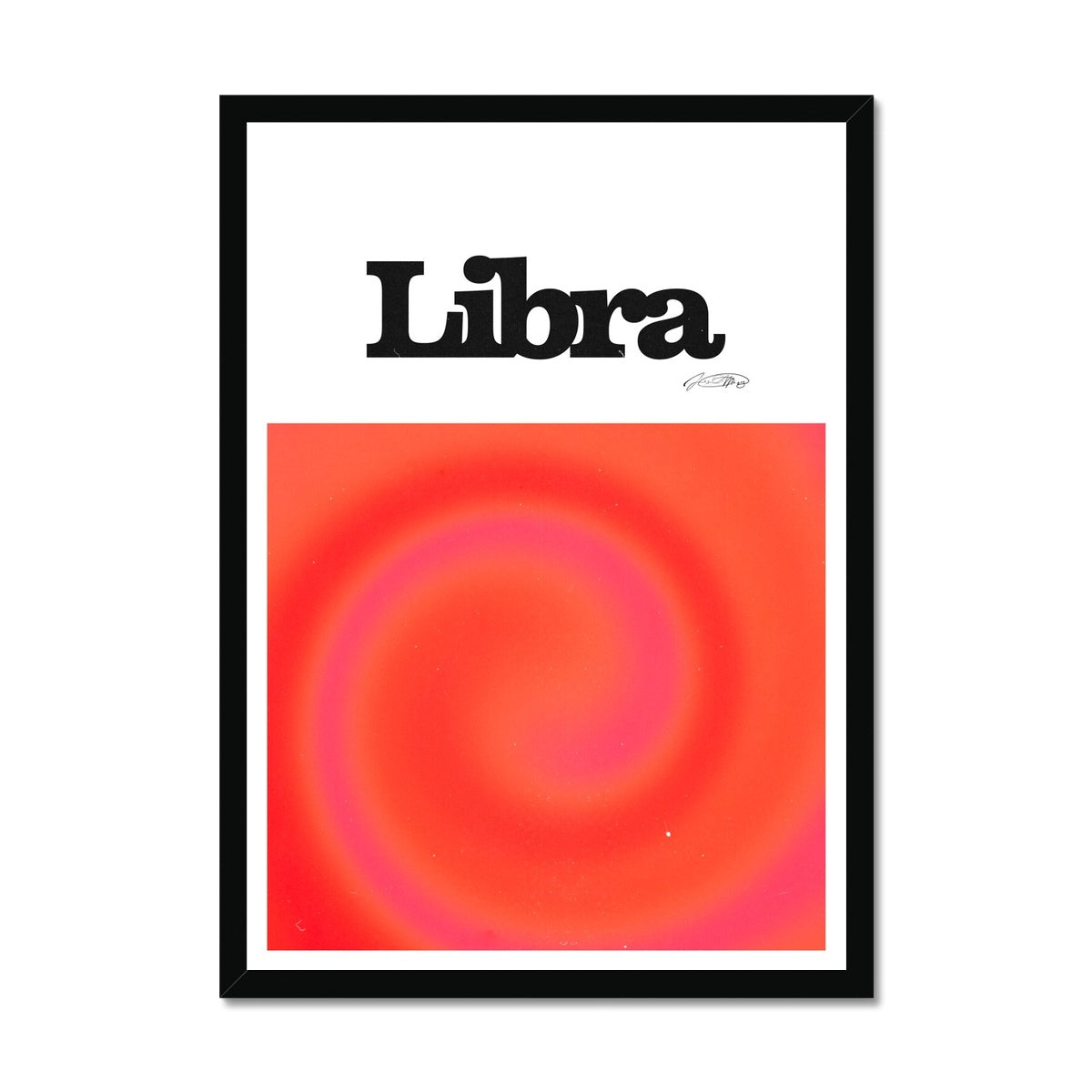 Our Libra Aura art print is the perfect wall art to show off your star sign. Find a zodiac gradient print or poster in our astrology collection.