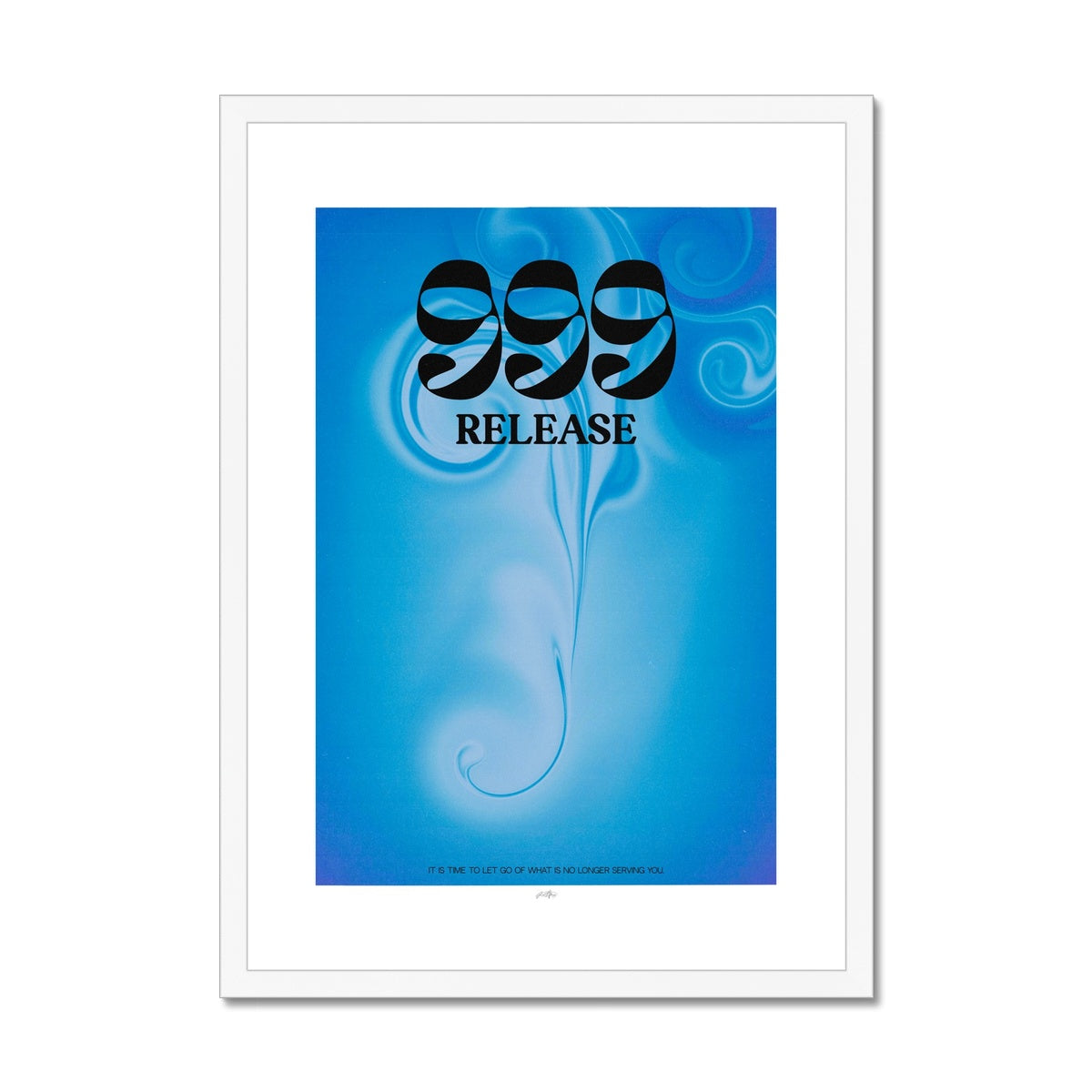 An angel number art print with a gradient aura. Add a touch of angel energy to your walls with a angel number auras. The perfect wall art posters to create a soft and dreamy aesthetic with your apartment or dorm decor. 999 Release: It’s Time To Let Go Of What’s No Longer Serving You.