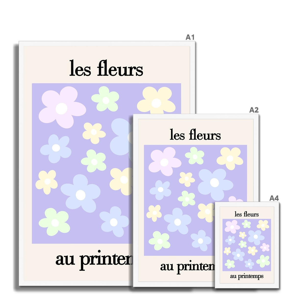 les fleurs Framed Print