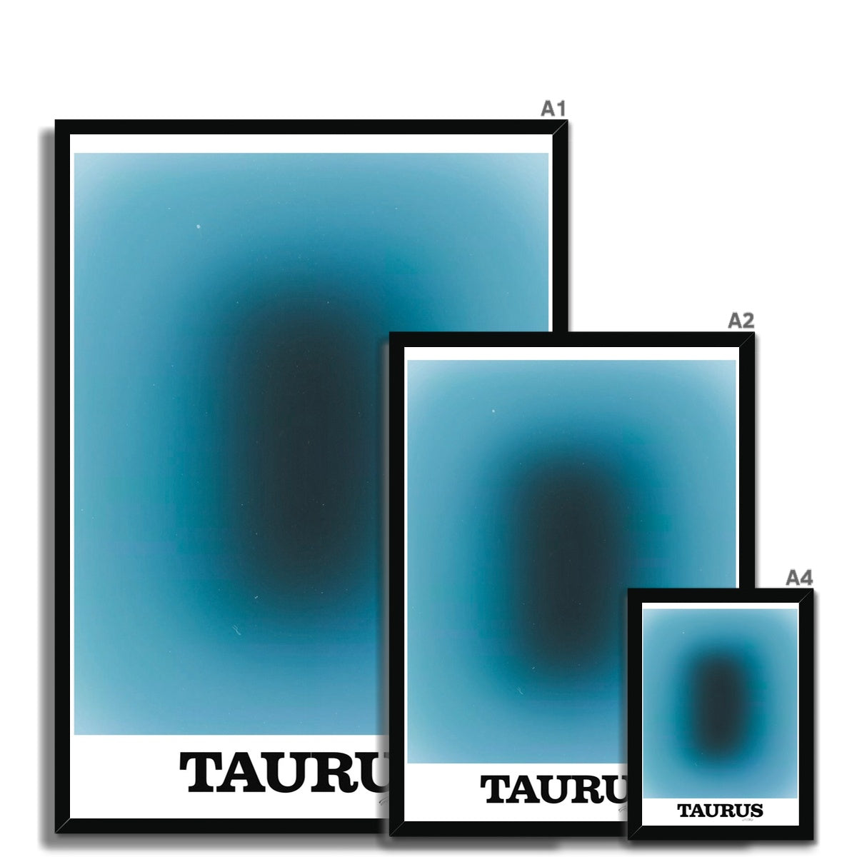 Our Taurus Aura art print is the perfect wall art to show off your star sign. Find a zodiac gradient print or poster in our astrology collection.