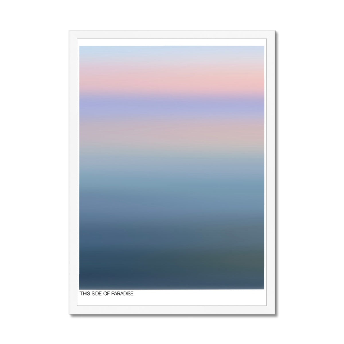 side of paradise Framed Print