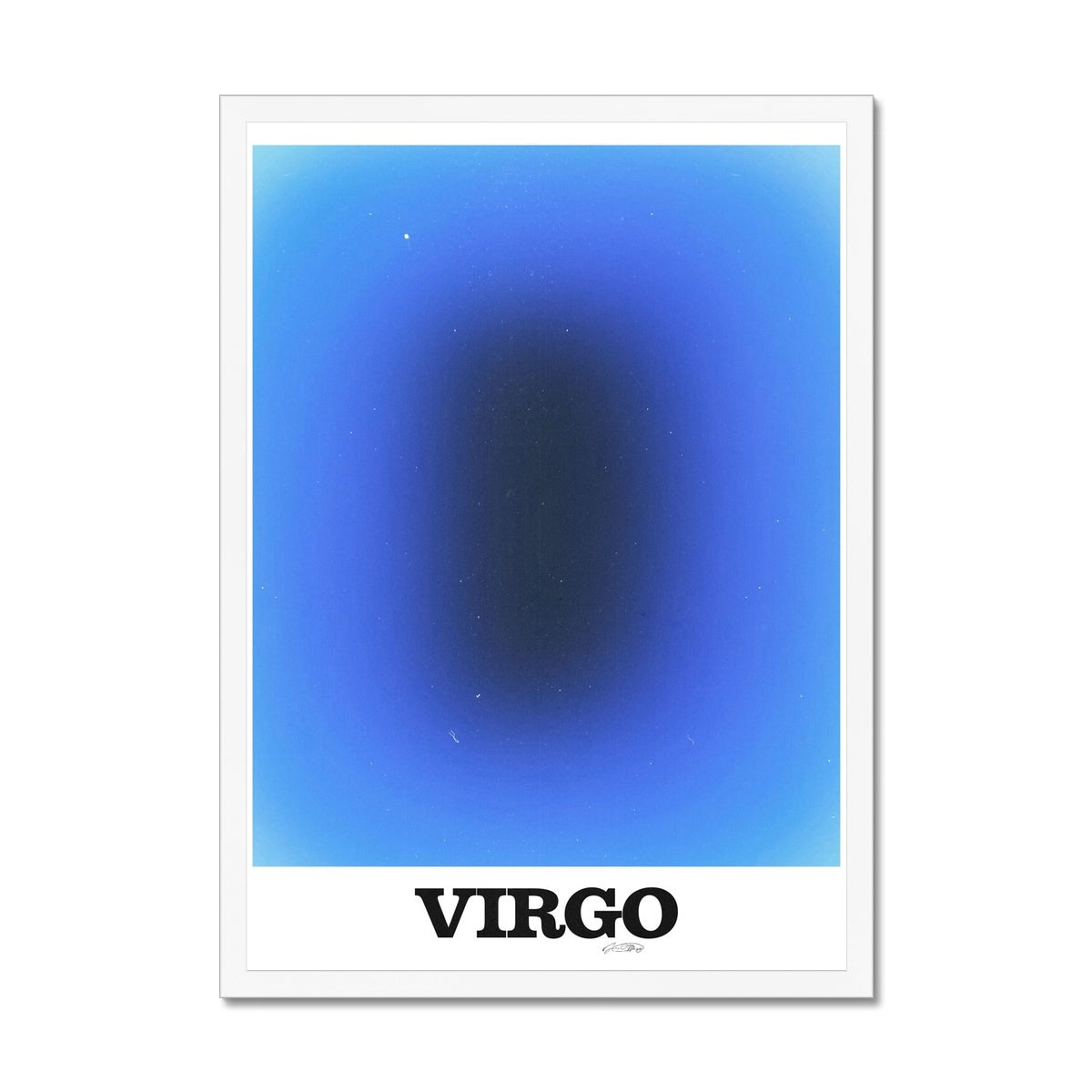 Virgo Aura art print by Les Muses. Zodiac sign wall art. Astrology artwork collection.