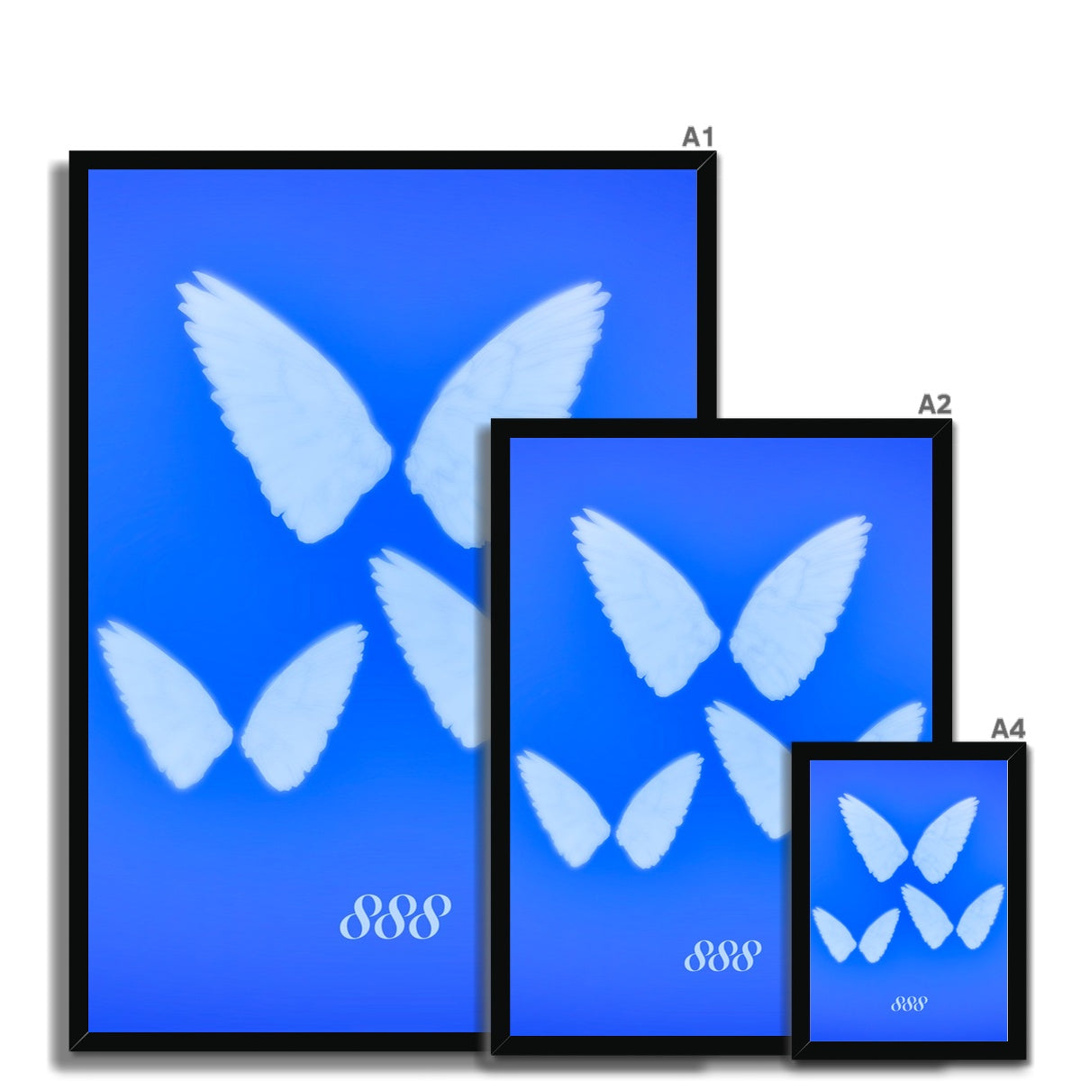 An angel number art print with a gradient aura. Add a touch of angel energy to your walls with a angel number auras. The perfect wall art posters to create a soft and dreamy aesthetic with your apartment or dorm decor. 888 Balance: Everything Is Falling Into Place As It’s Meant To Be.