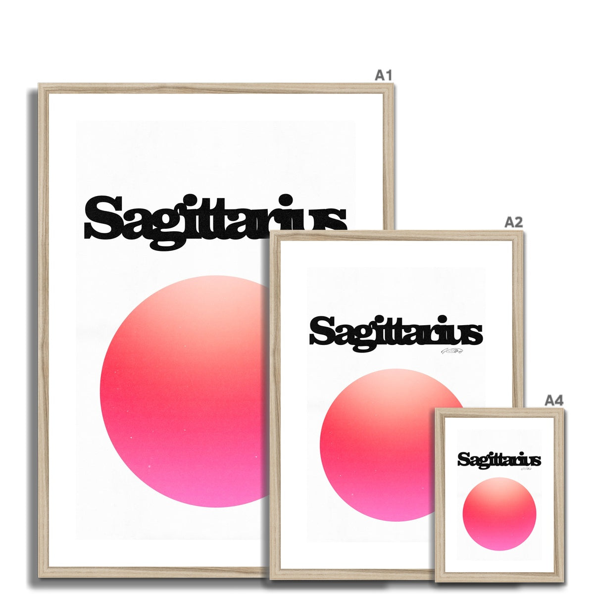 Our Sagittarius Aura art print is the perfect wall art to show off your star sign. Find a zodiac gradient print or poster in our astrology collection.
