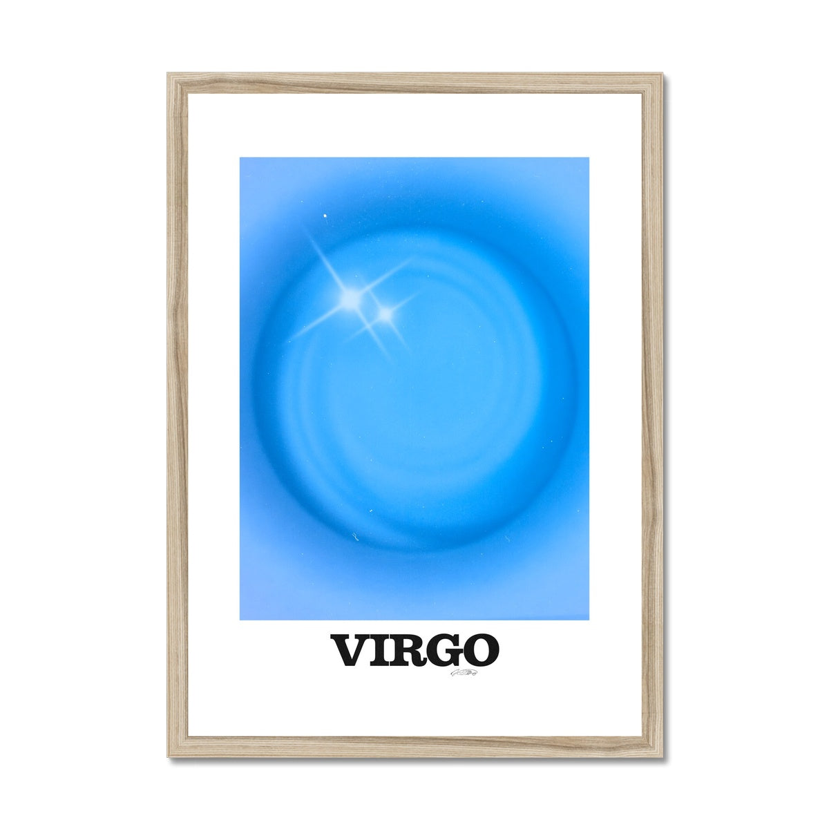 virgo aura Framed & Mounted Print