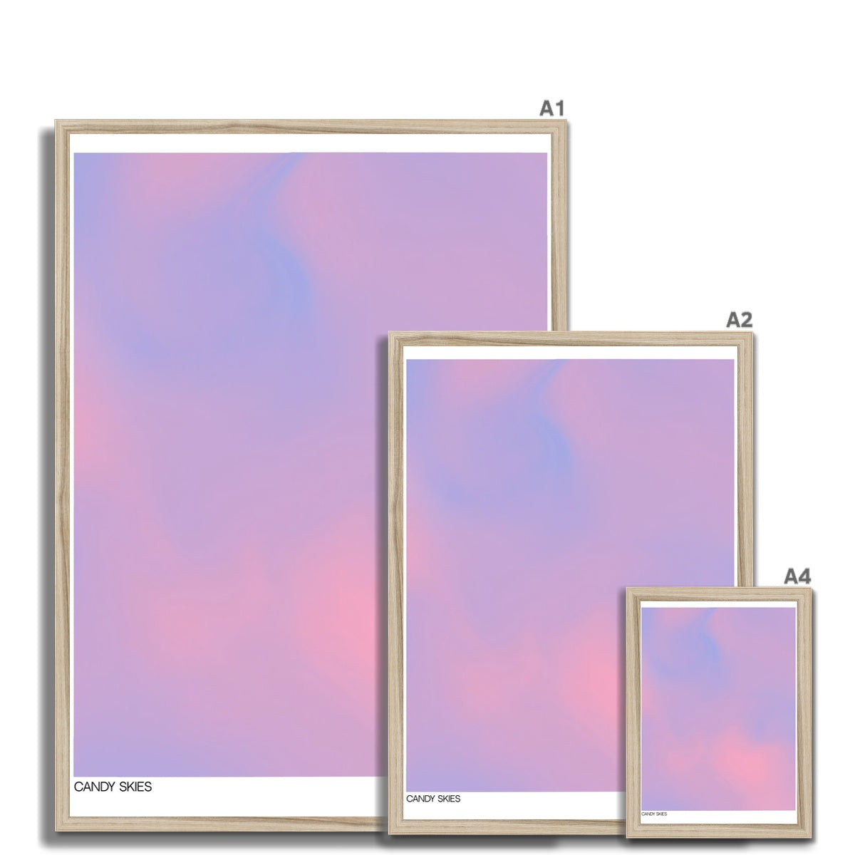 Aura Skies is a collection of wall art prints inspired from coastal sunsets and candy colored skies. The abstract aura posters with dreamy gradients are an aesthetic wall decor must have perfect for dorm or apartment decor.