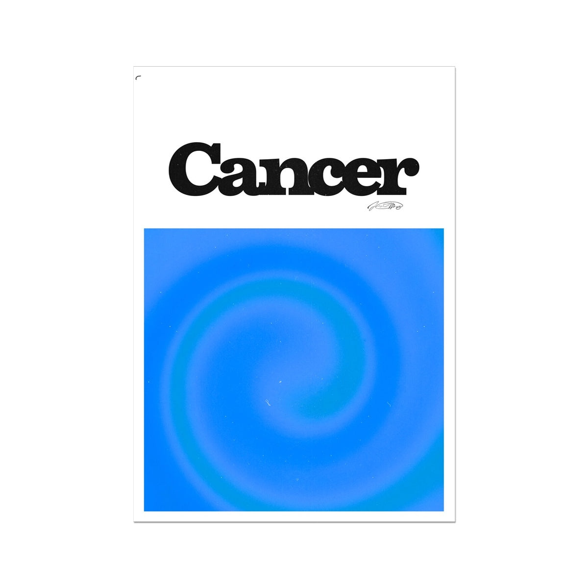 Our Cancer Aura art print is the perfect wall art to show off your star sign. Find a zodiac gradient print or poster in our astrology collection.