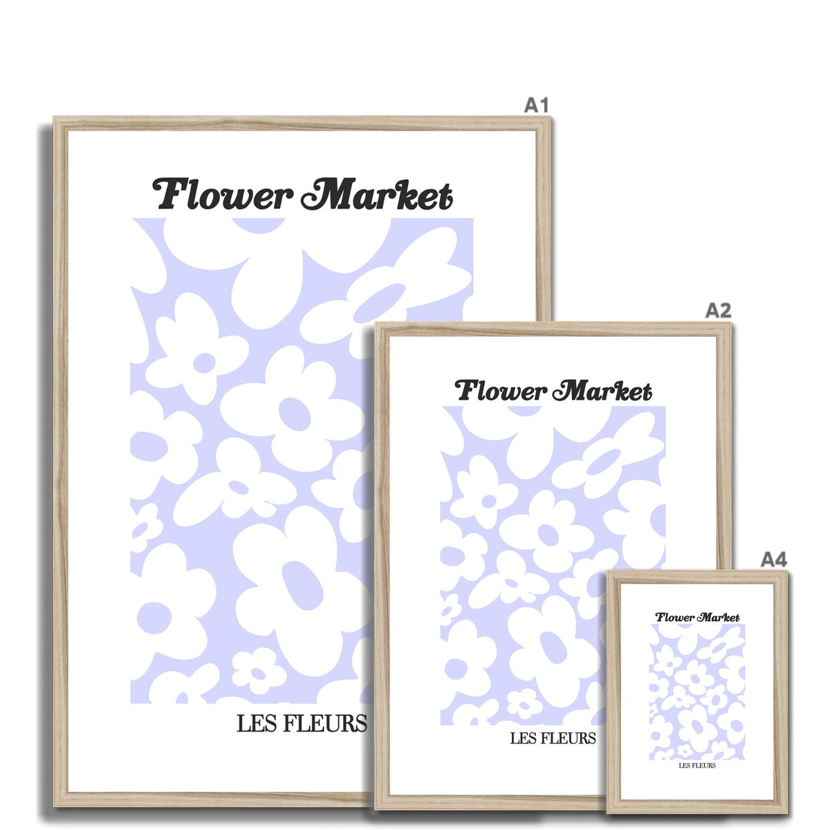 flower market / les fleurs Framed & Mounted Print