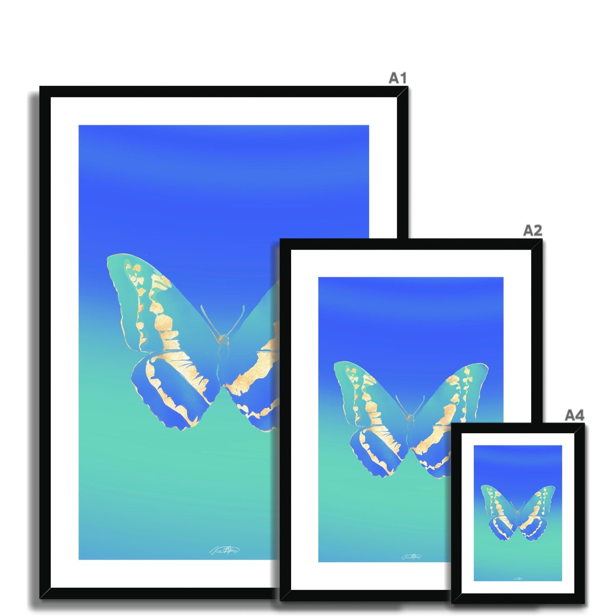 © les muses / Psyches is a collection of butterfly art prints featuring original illustrations of butterflies in an array with aura, gradient and glitter colors. The collection was inspired from the formal greek word psyche, thought to be the soul of the dead, and is comprised of over a hundred dreamy danish pastel butterfly posters, with silver and gold foil options. 