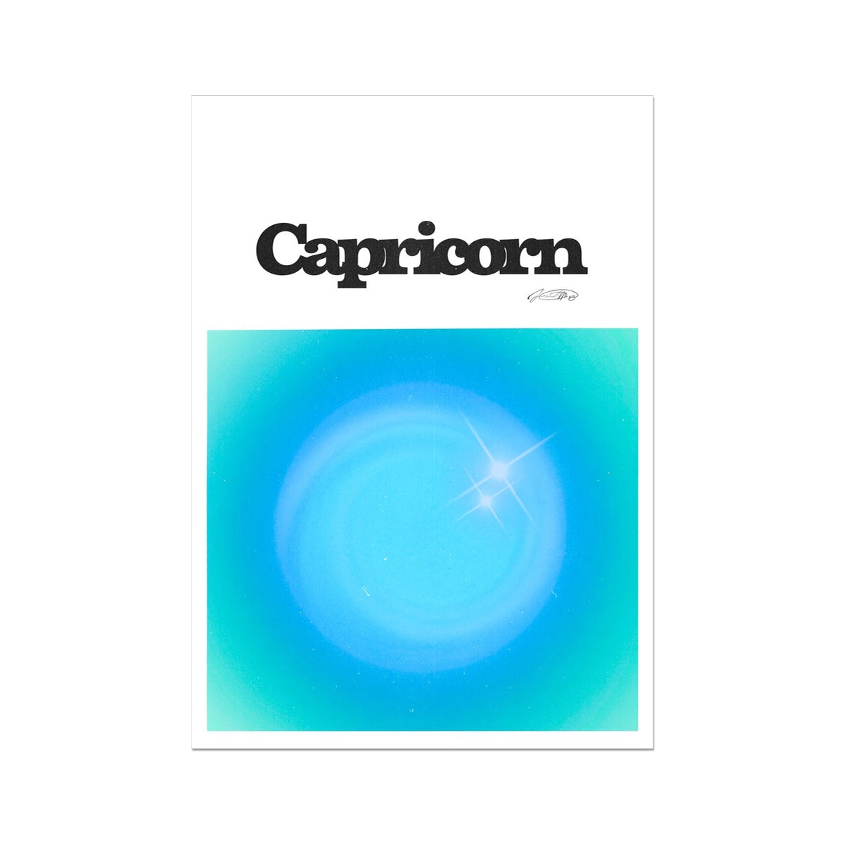 Our Capricorn Aura art print is the perfect wall art to show off your star sign. Find a zodiac gradient print or poster in our astrology collection.