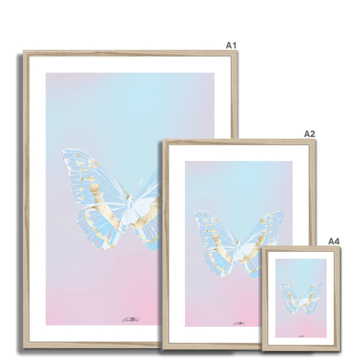 © les muses / Psyches is a collection of butterfly art prints featuring original illustrations of butterflies in an array with aura, gradient and glitter colors. The collection was inspired from the formal greek word psyche, thought to be the soul of the dead, and is comprised of over a hundred dreamy danish pastel butterfly posters, with silver and gold foil options. 