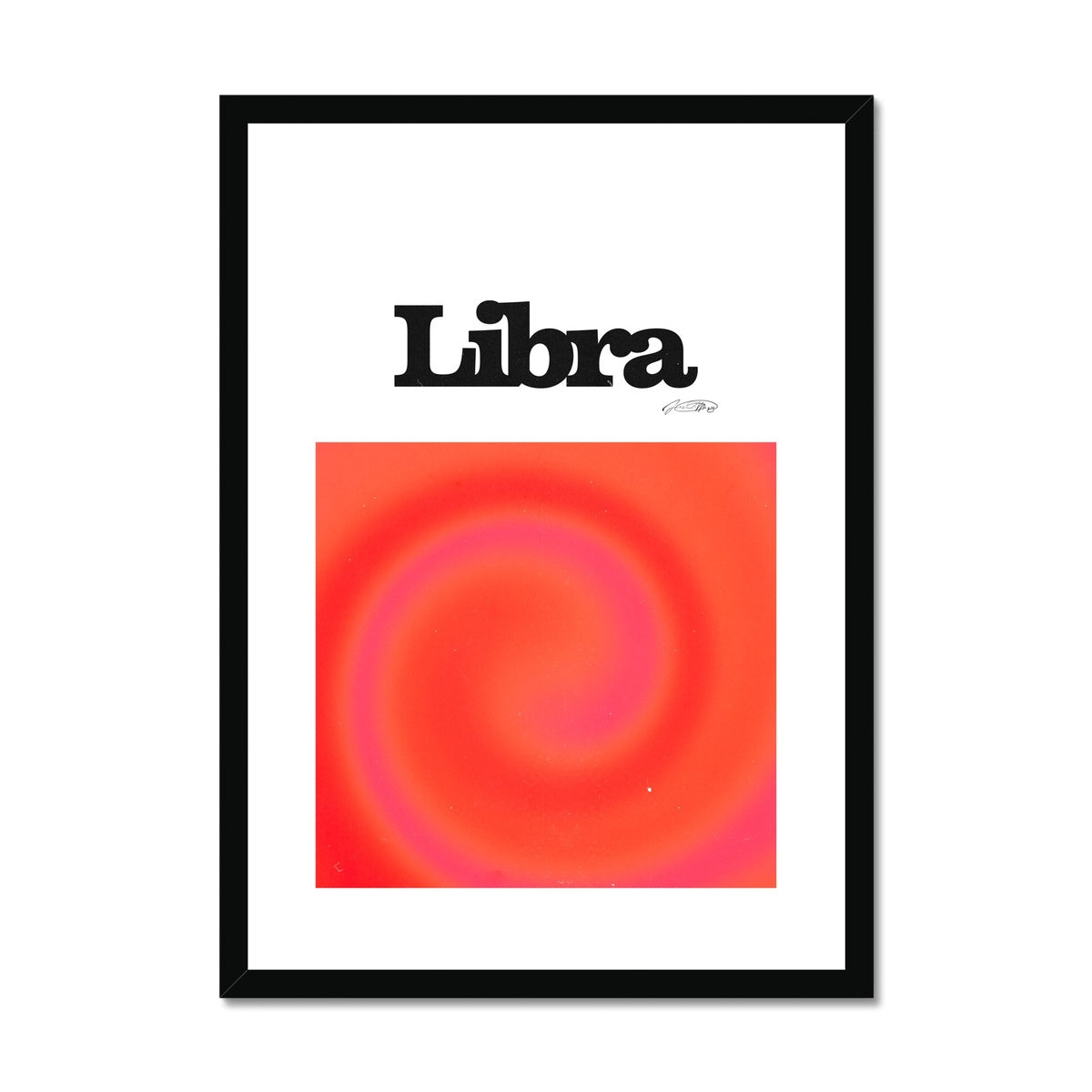 Our Libra Aura art print is the perfect wall art to show off your star sign. Find a zodiac gradient print or poster in our astrology collection.