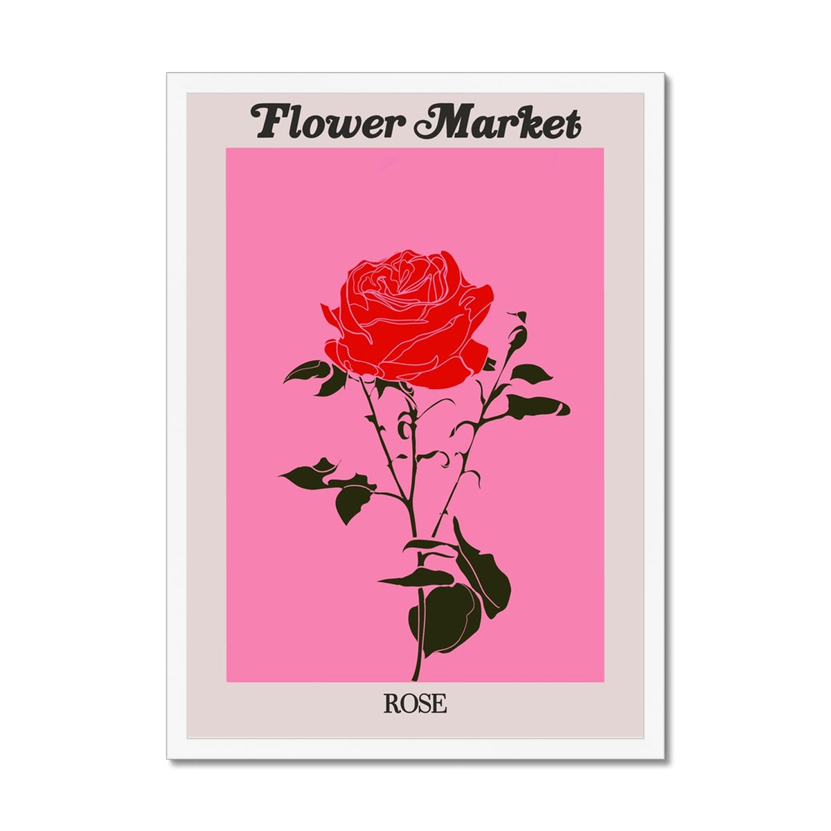 Our Flower Market collection features wall art with vibrant floral illustrations under original hand drawn typography. Danish pastel posters full of flowers that will brighten up any gallery wall. The full resolution art prints of our popular Flower Market and Fruit Market designs are available only from Les Muses. 