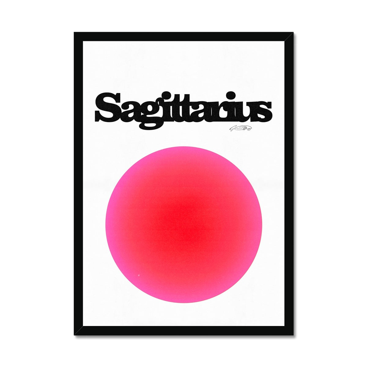 Our Sagittarius Aura art print is the perfect wall art to show off your star sign. Find a zodiac gradient print or poster in our astrology collection.
