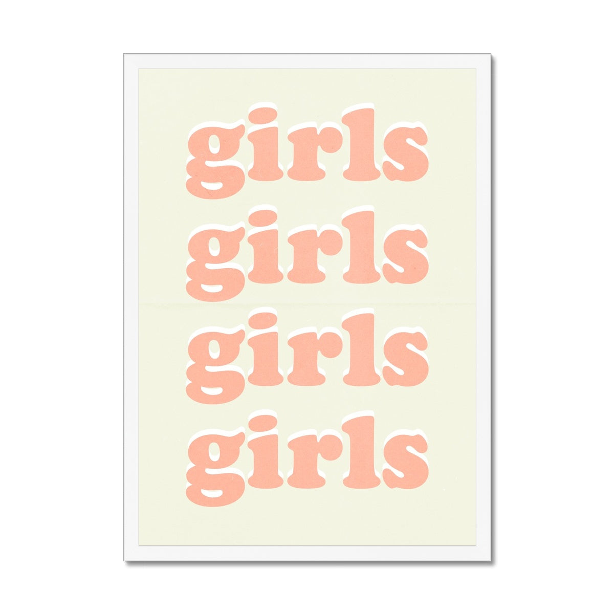 © les muses / Cool vintage typography art prints drawing from 90s grunge, girly Y2K and groovy 70s aesthetics. Retro style wall art and funky posters for trendy apartment or dorm decor with a killer aesthetic.