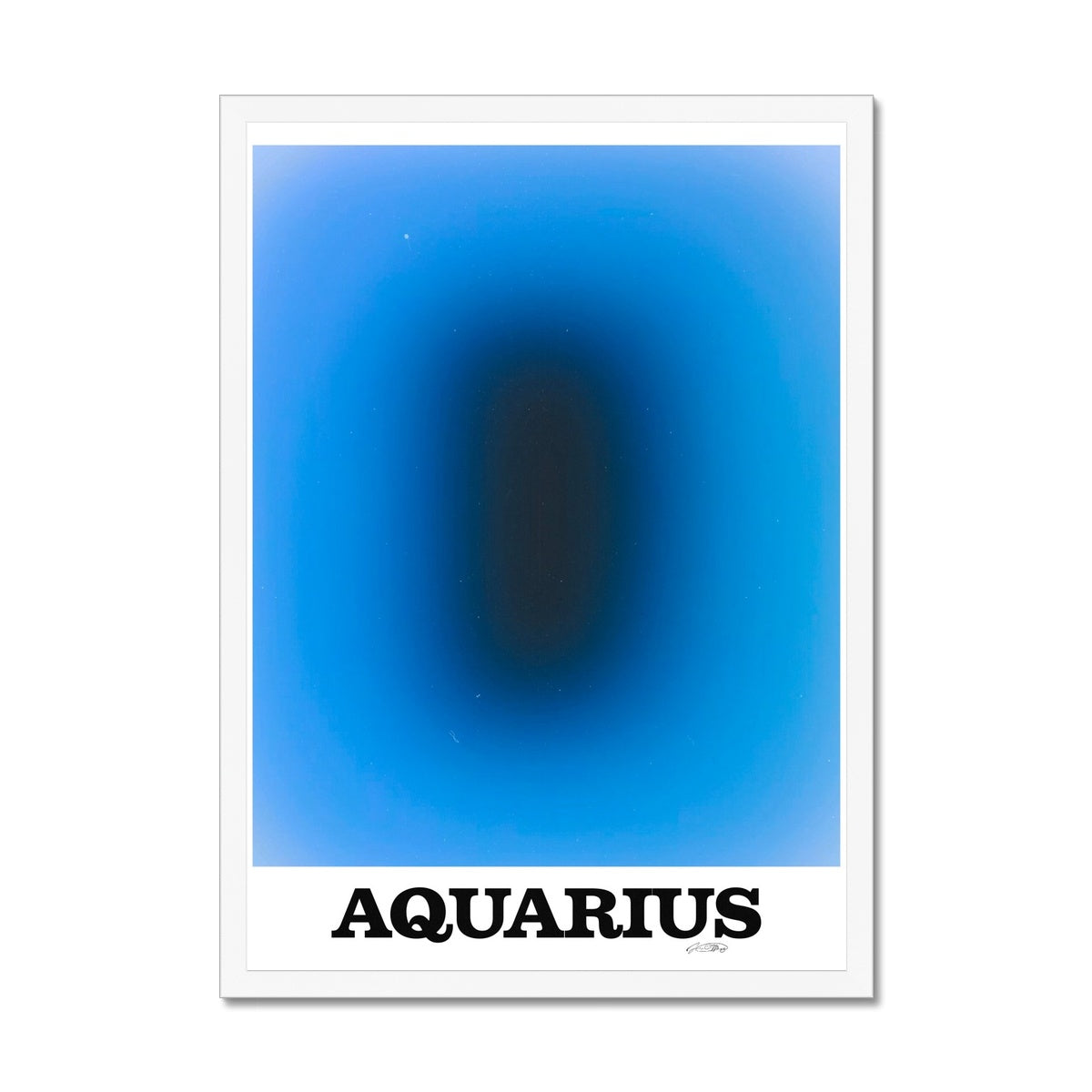 Our Aquarius Aura art print is the perfect wall art to show off your star sign. Find a zodiac gradient print or poster in our astrology collection.
