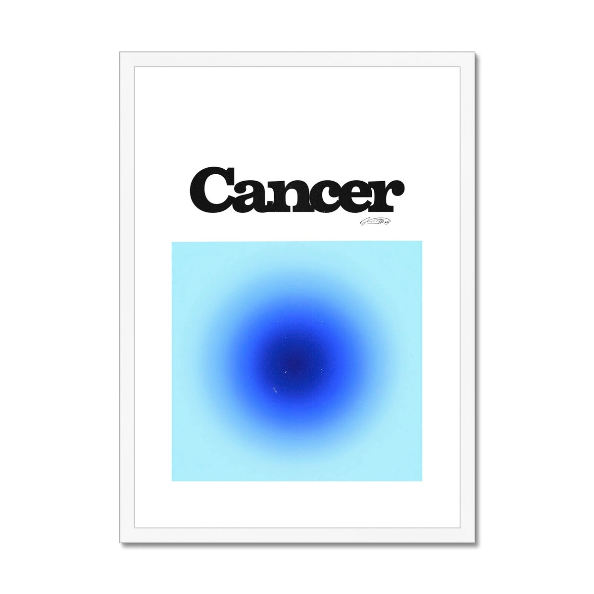 Our Cancer Aura art print is the perfect wall art to show off your star sign. Find a zodiac gradient print or poster in our astrology collection.