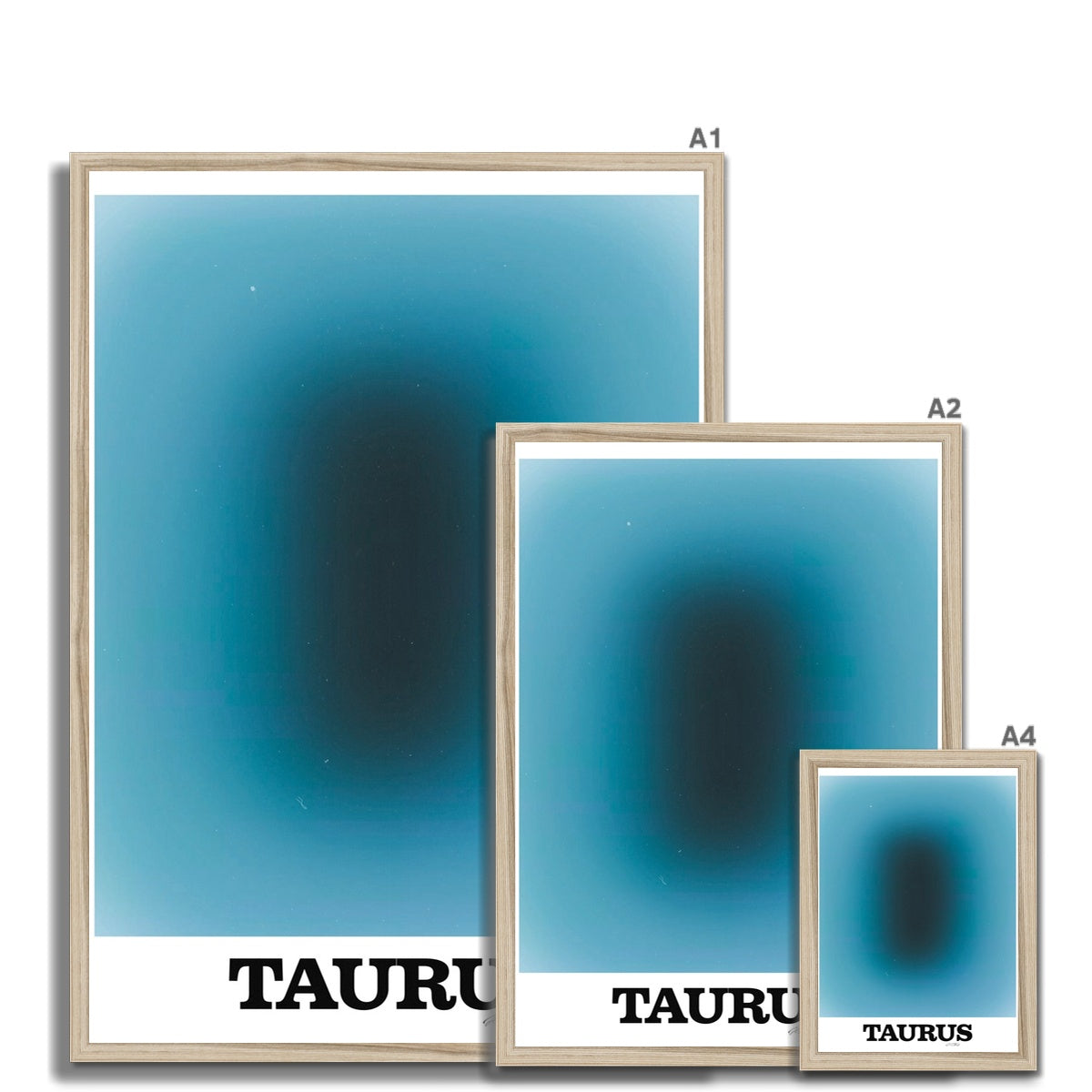 Our Taurus Aura art print is the perfect wall art to show off your star sign. Find a zodiac gradient print or poster in our astrology collection.