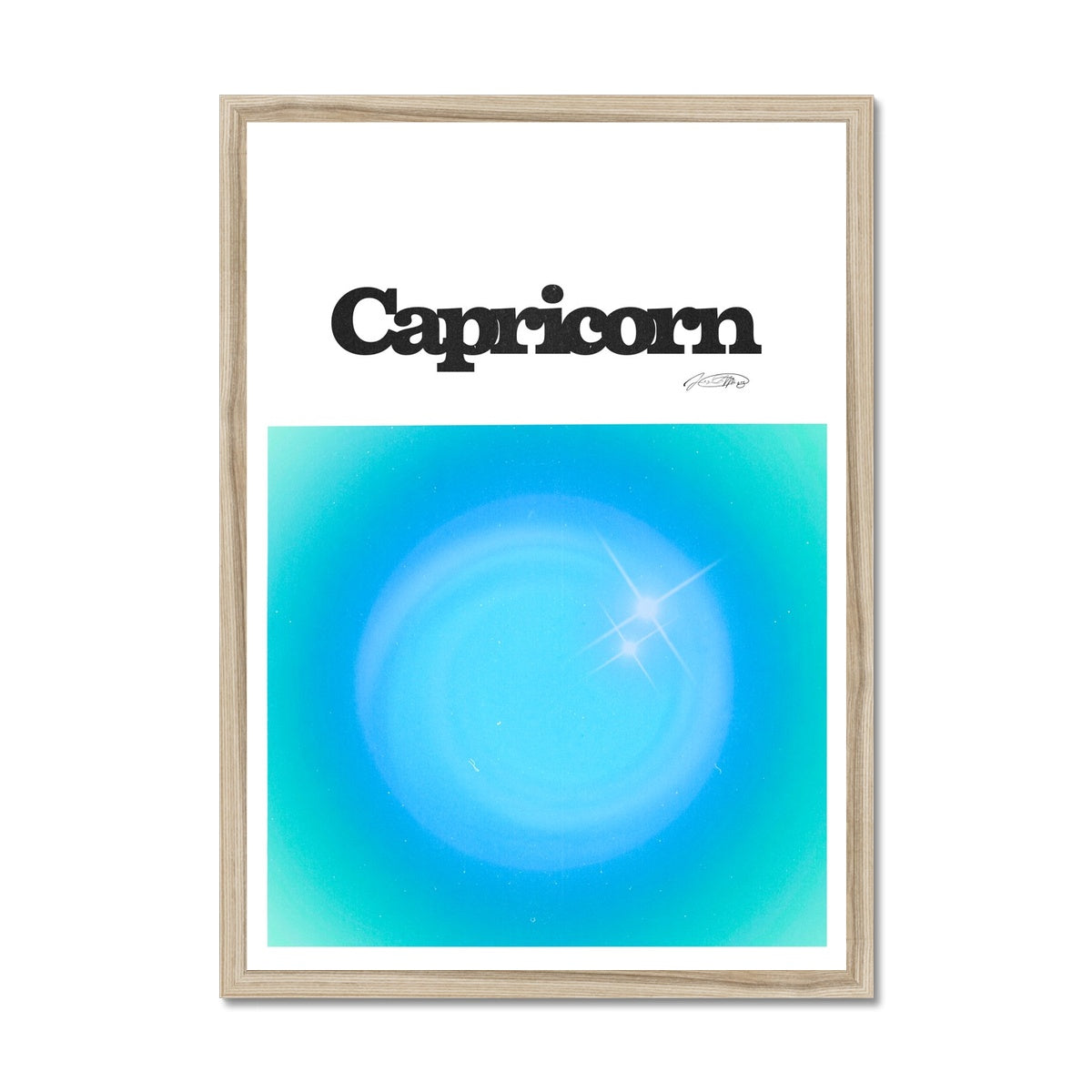 Our Capricorn Aura art print is the perfect wall art to show off your star sign. Find a zodiac gradient print or poster in our astrology collection.