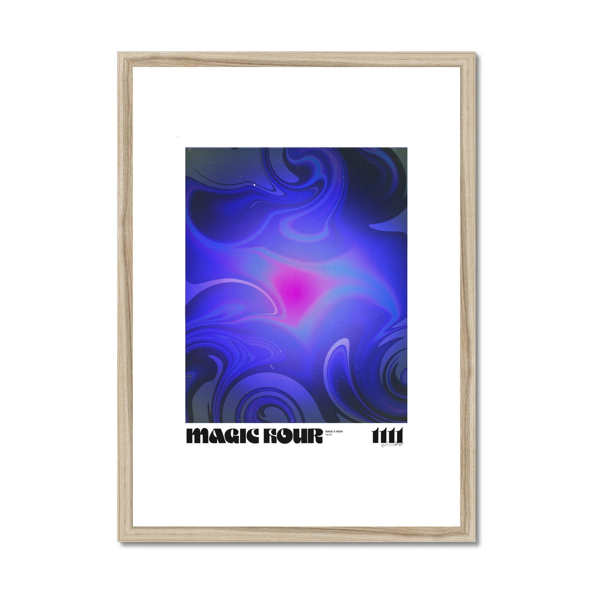 Angel Number 1111 Framed & Mounted Print