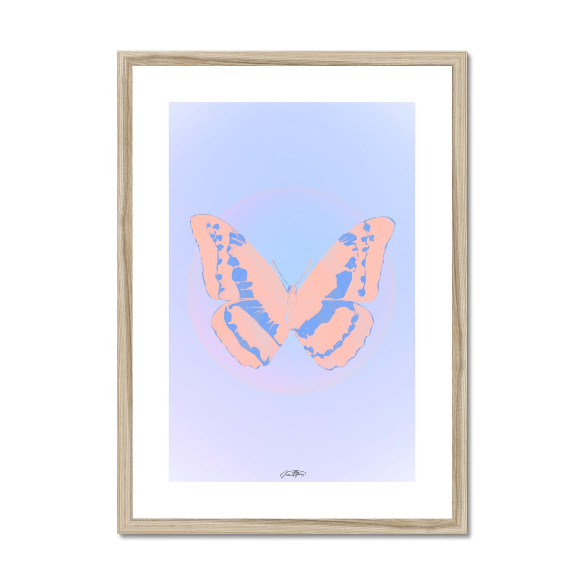 © les muses / Psyches is a collection of butterfly art prints featuring original illustrations of butterflies in an array with aura, gradient and glitter colors. The collection was inspired from the formal greek word psyche, thought to be the soul of the dead, and is comprised of over a hundred dreamy danish pastel butterfly posters, with silver and gold foil options. 