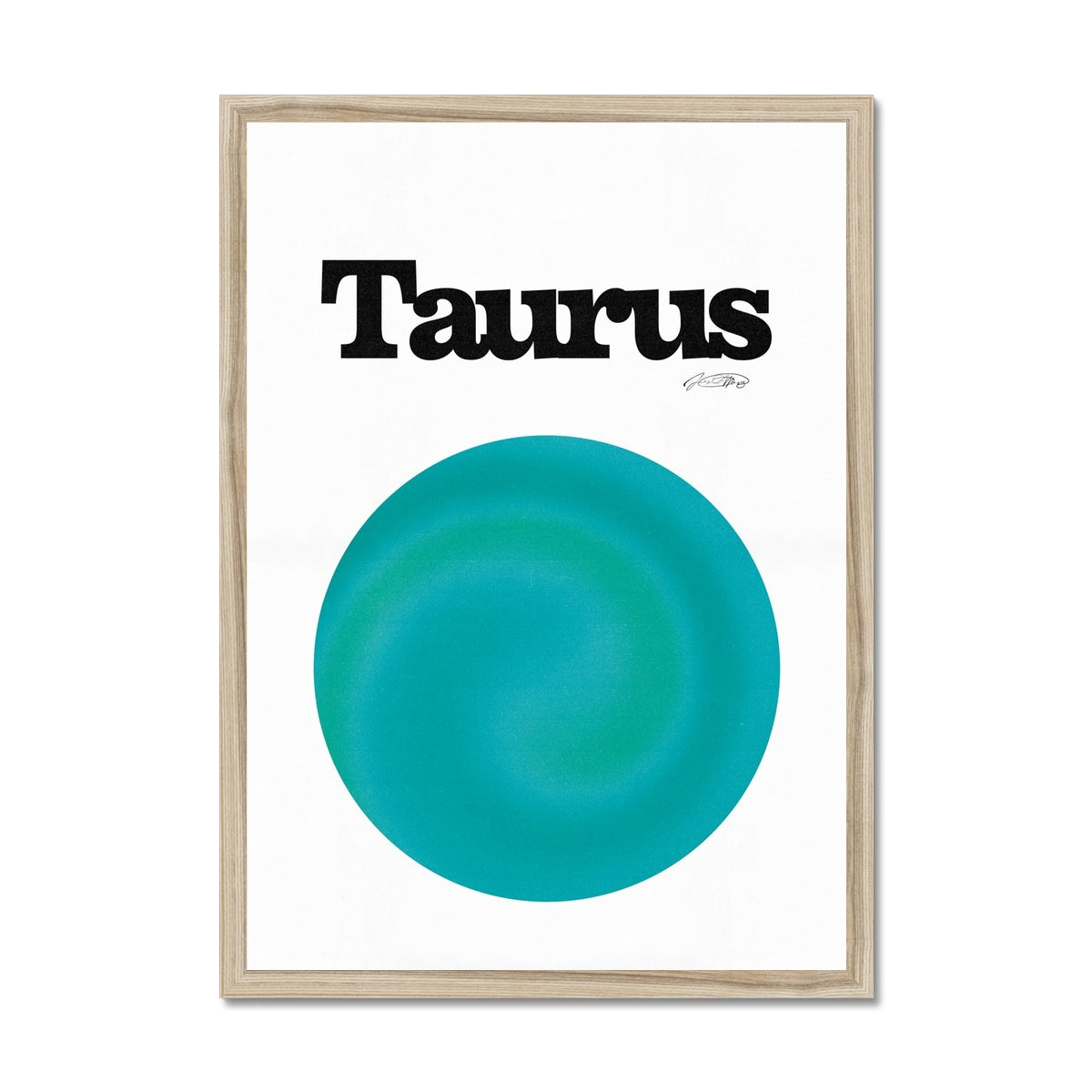 Our Taurus Aura art print is the perfect wall art to show off your star sign. Find a zodiac gradient print or poster in our astrology collection.