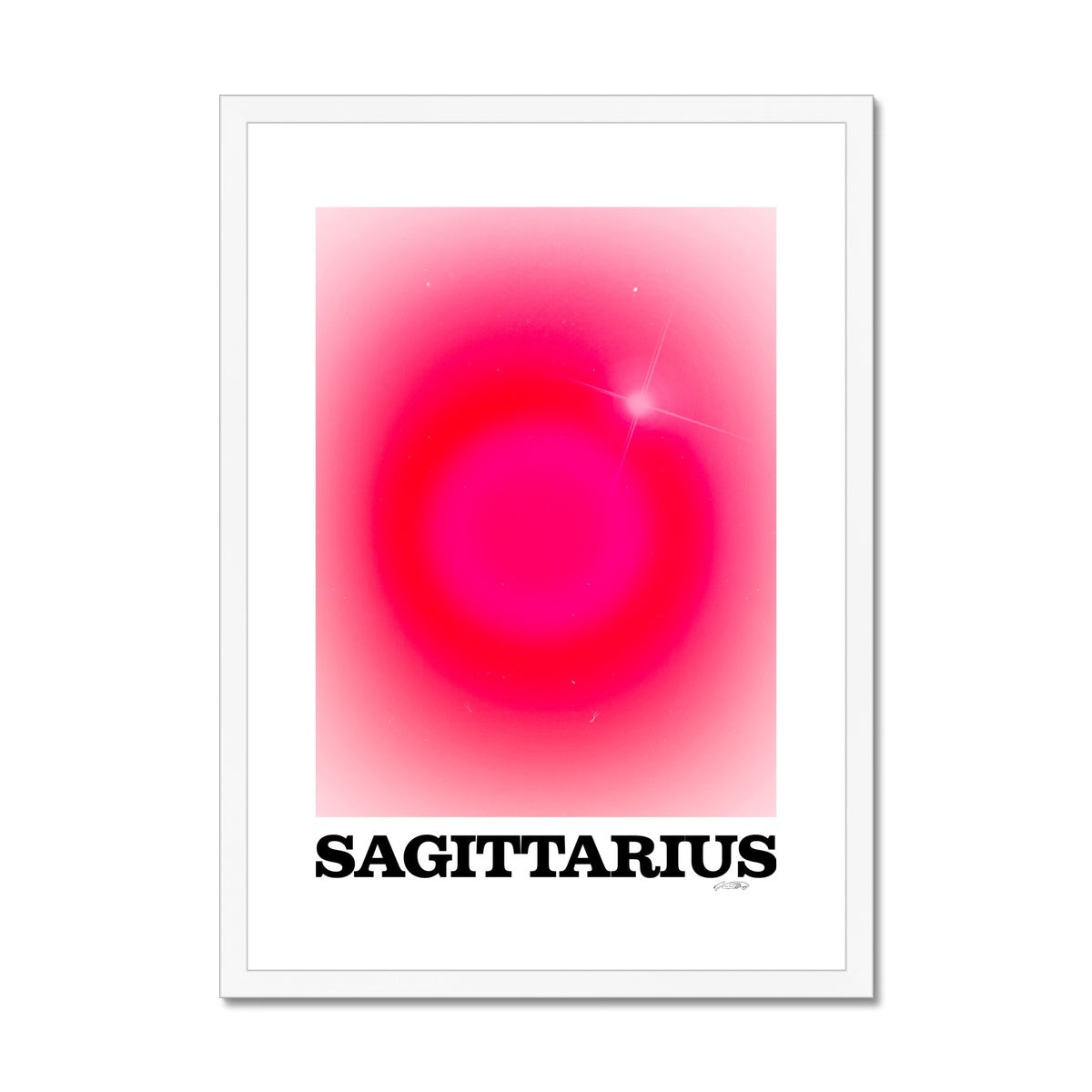 Our Sagittarius Aura art print is the perfect wall art to show off your star sign. Find a zodiac gradient print or poster in our astrology collection.
