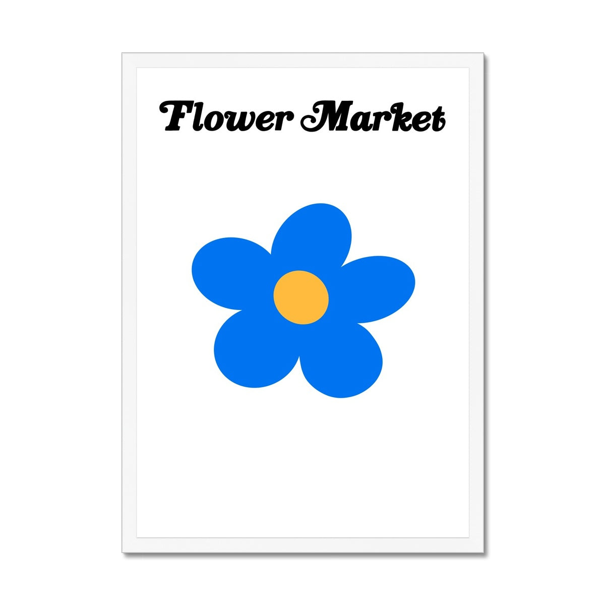 © les muses / Our Flower Market / Daisy collection features wall art with retro daisy designs under original hand drawn typography. Danish pastel posters full of daisies to brighten up any gallery wall. 