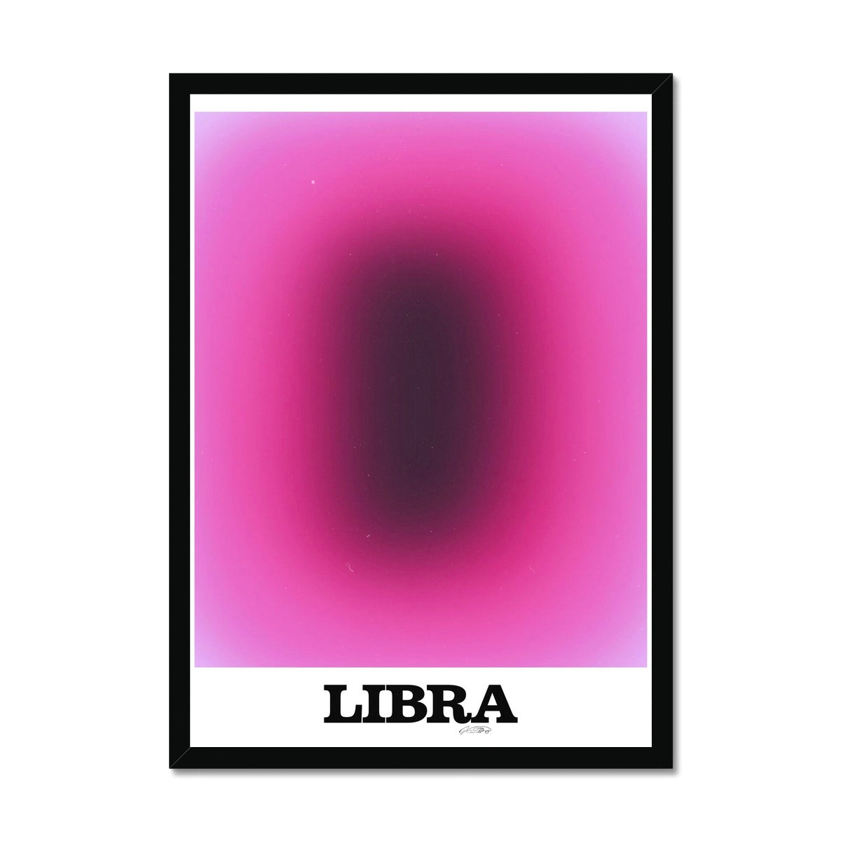 Our Libra Aura art print is the perfect wall art to show off your star sign. Find a zodiac gradient print or poster in our astrology collection.