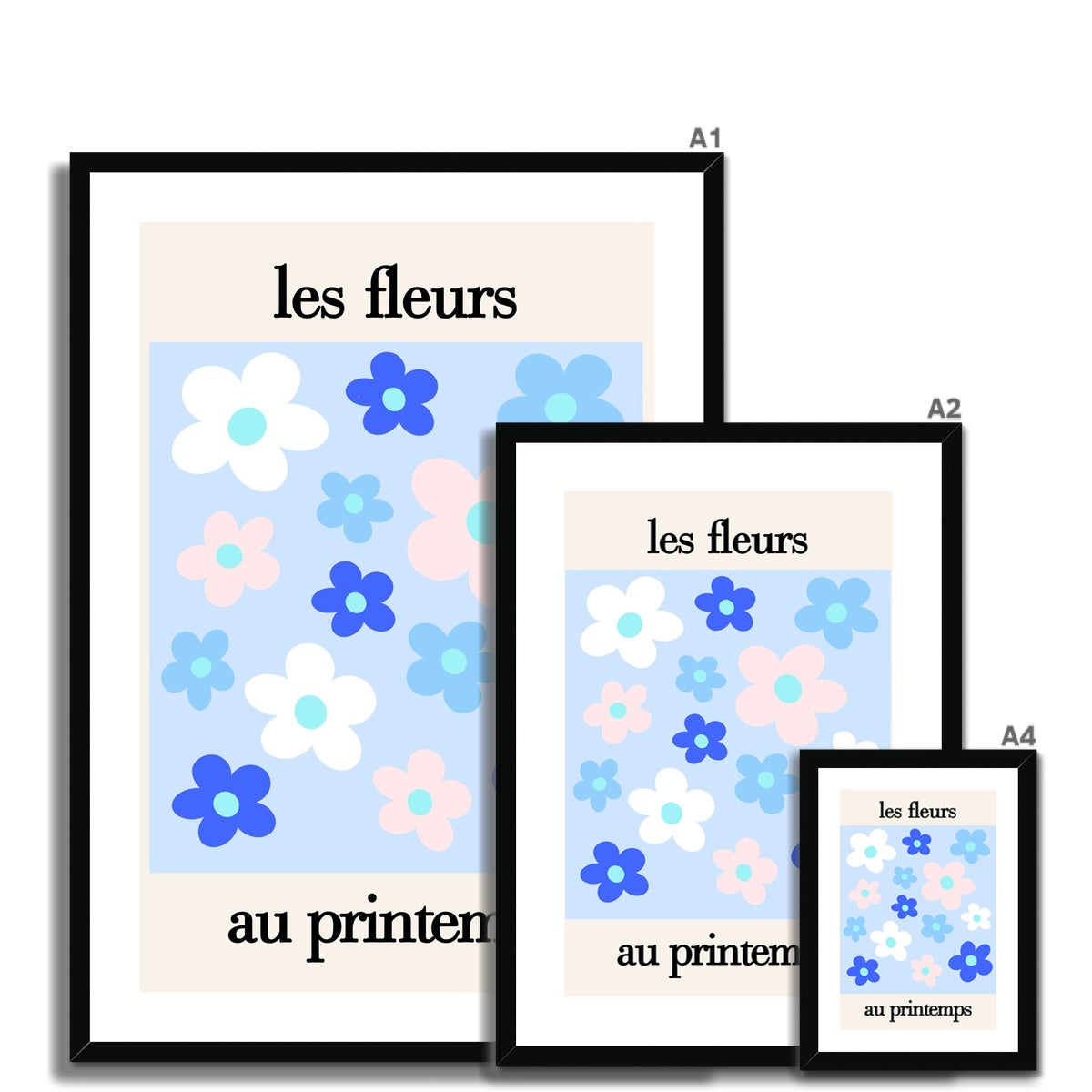 © les muses / Les Fleurs is a collection of danish pastel wall art full of colorful daisy flowers.
Covered in daisies, the Parisian art prints come in an array of dreamy pastels. A retro
flower poster perfect as aesthetic apartment and dorm decor.