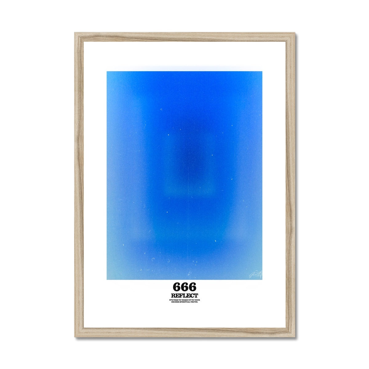 An angel number art print with a gradient aura. Add a touch of angel energy to your walls with a angel number auras. The perfect wall art posters to create a soft and dreamy aesthetic with your apartment or dorm decor. 666 Reflect: It Is Time To Wake Up To Your Higher Spiritual Truth.