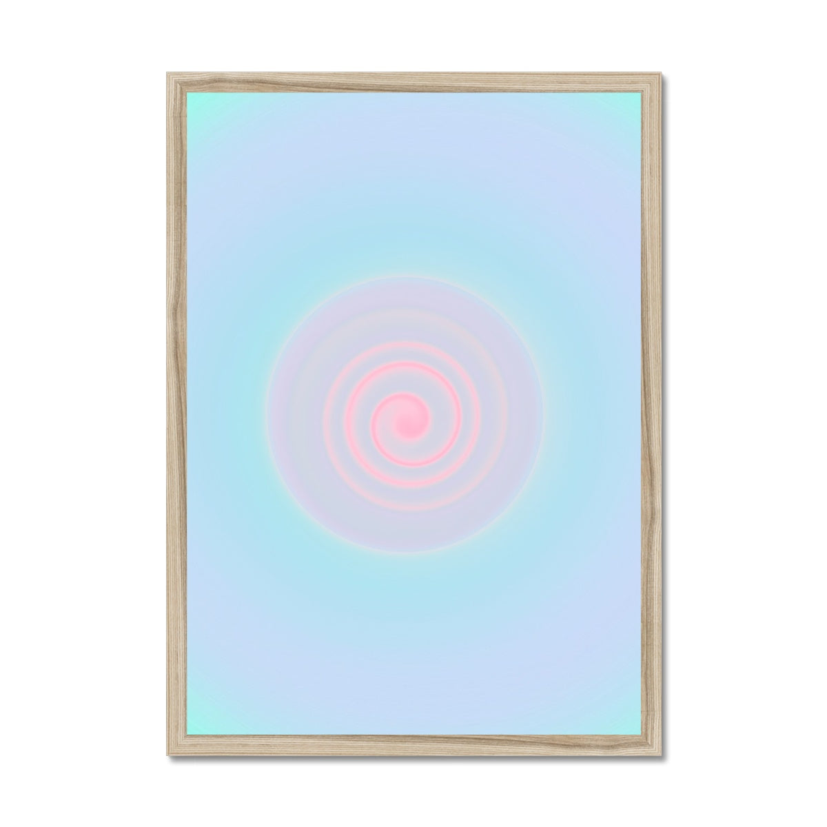 Sunset gradient aura wall art prints featuring warped pastel gradients. Colorful aura gradient posters perfect as aesthetic dorm and apartment decor.