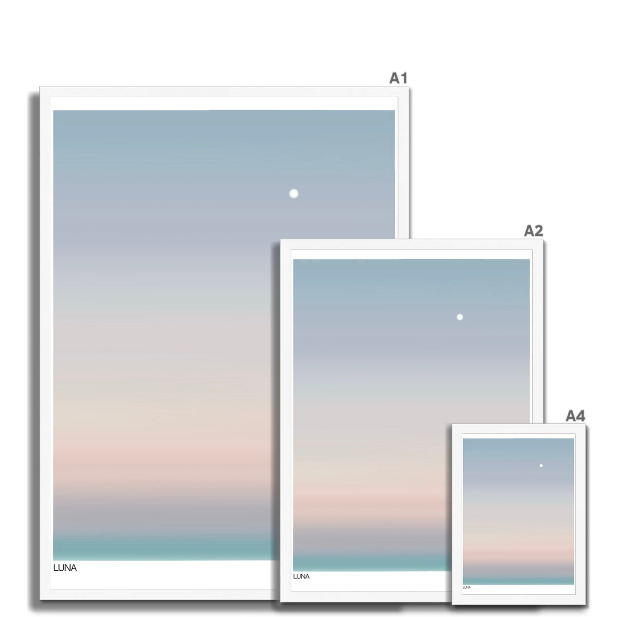 Aura Skies is a collection of wall art prints inspired from coastal sunsets and candy colored skies. The abstract aura posters with dreamy gradients are an aesthetic wall decor must have perfect for dorm or apartment decor.