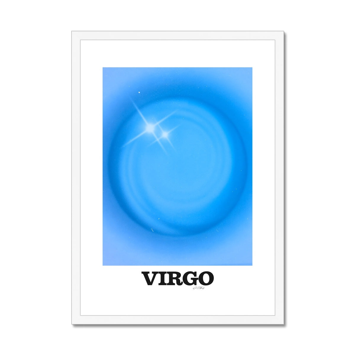 virgo aura Framed & Mounted Print