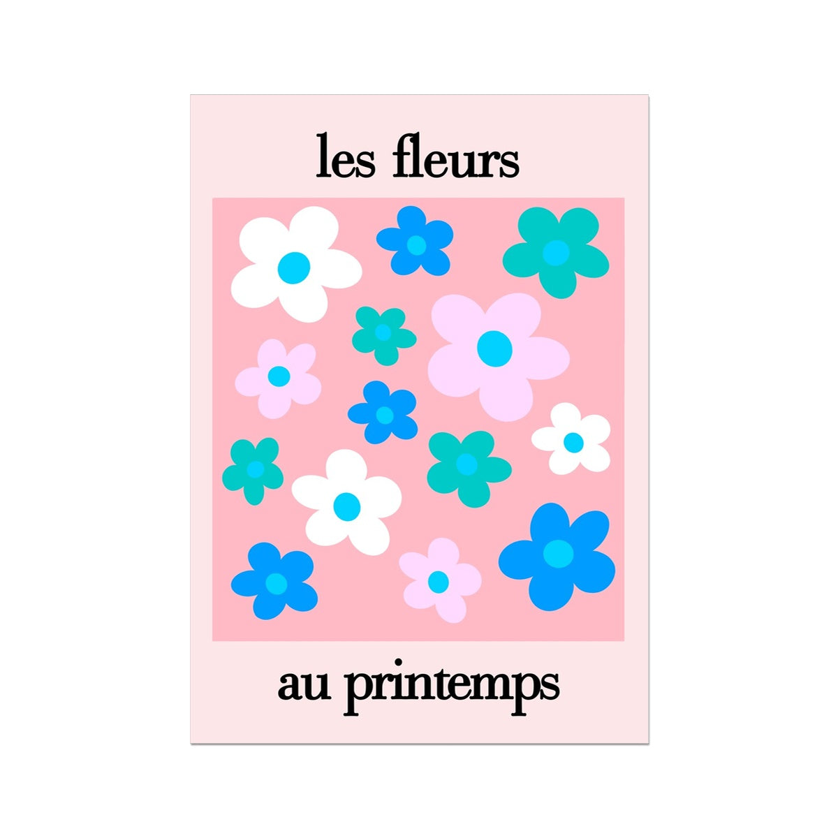 les fleurs Fine Art Print