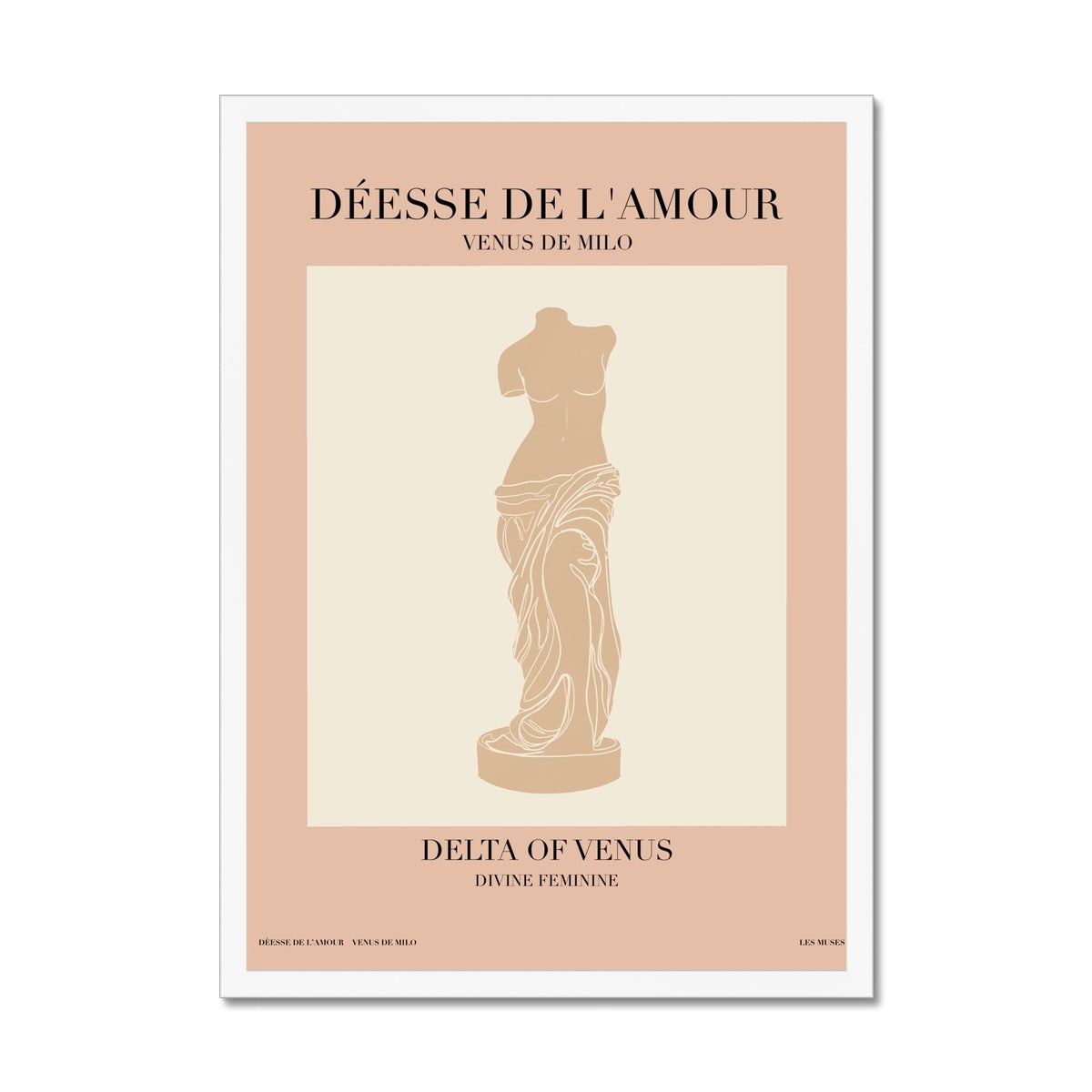 © les muses / Divine Feminine is a dreamy wall art collection featuring line art drawings of the female figure. The minimalist feminine art prints add a vintage touch to any wall gallery.