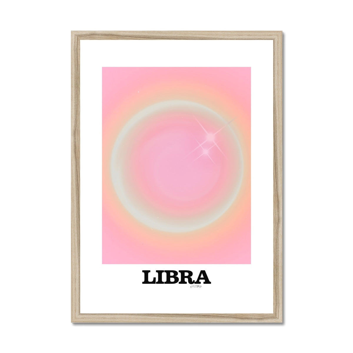 Our Libra Aura art print is the perfect wall art to show off your star sign. Find a zodiac gradient print or poster in our astrology collection.