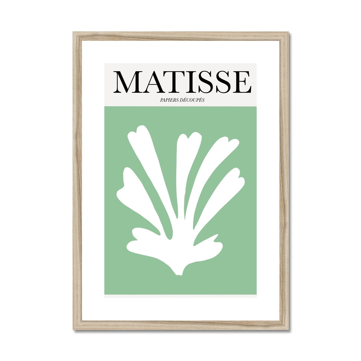 © les muses / Matisse wall art prints featuring flora cut outs or "Papiers Découpés" in a danish pastel style. Matisse exhibition posters with paper cut-outs. Berggruen & Cie museum prints for your gallery wall.