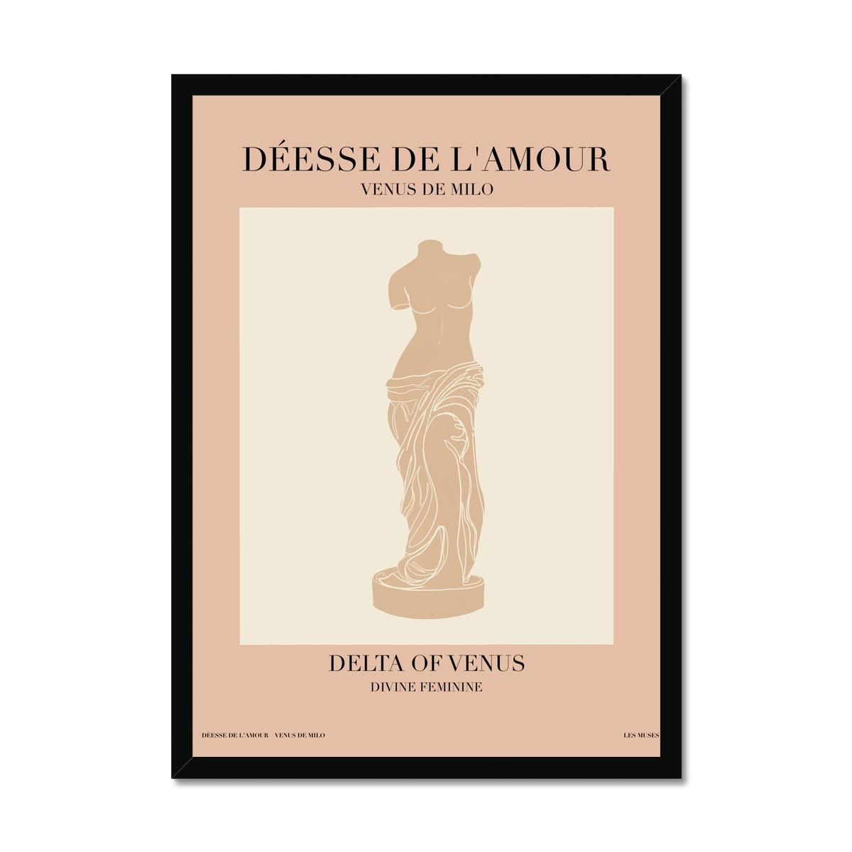 © les muses / Divine Feminine is a dreamy wall art collection featuring line art drawings of the female figure. The minimalist feminine art prints add a vintage touch to any wall gallery.