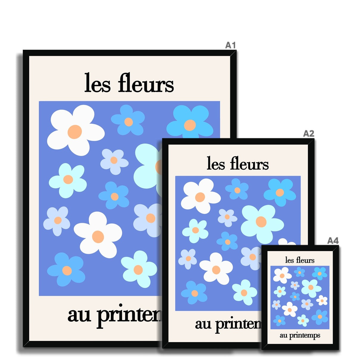 © les muses / Les Fleurs is a collection of danish pastel wall art full of colorful daisy flowers.
Covered in daisies, the Parisian art prints come in an array of dreamy pastels. A retro
flower poster perfect as aesthetic apartment and dorm decor.