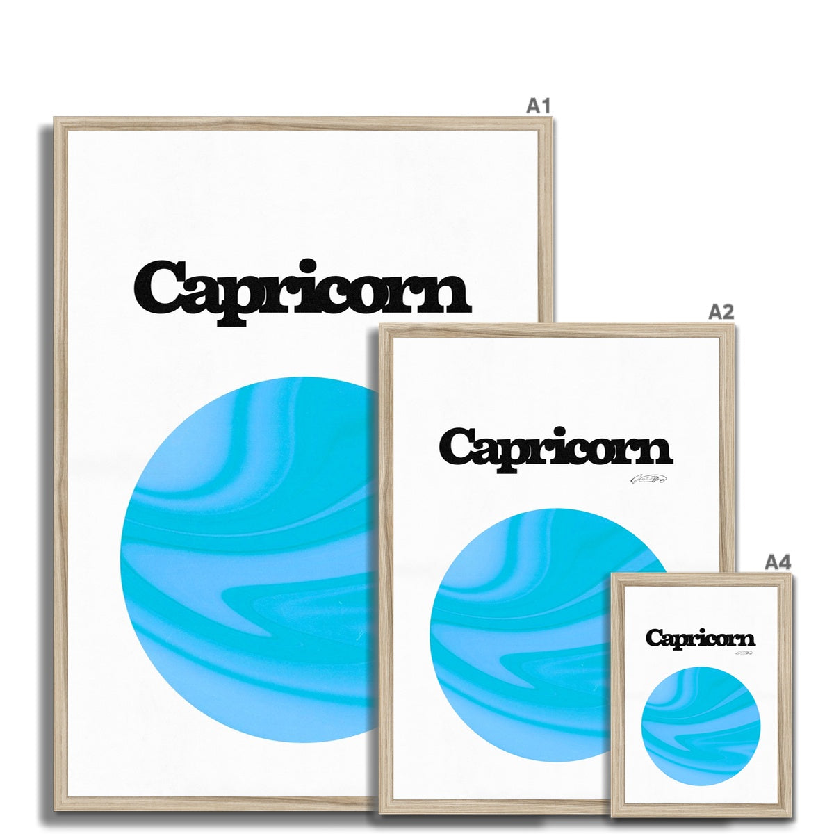 Our Capricorn Aura art print is the perfect wall art to show off your star sign. Find a zodiac gradient print or poster in our astrology collection.