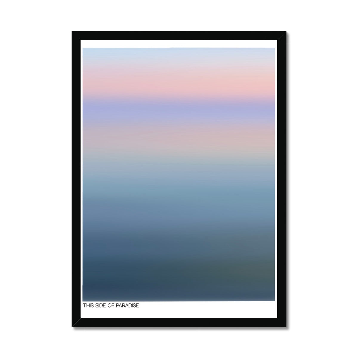 side of paradise Framed Print