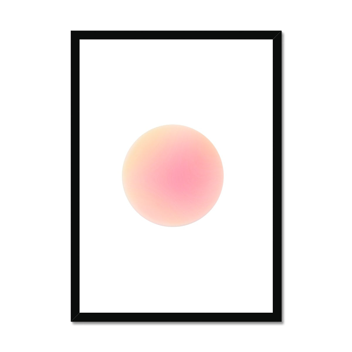 Sunset gradient aura wall art prints featuring warped pastel gradients. Colorful aura gradient posters perfect as aesthetic dorm and apartment decor.