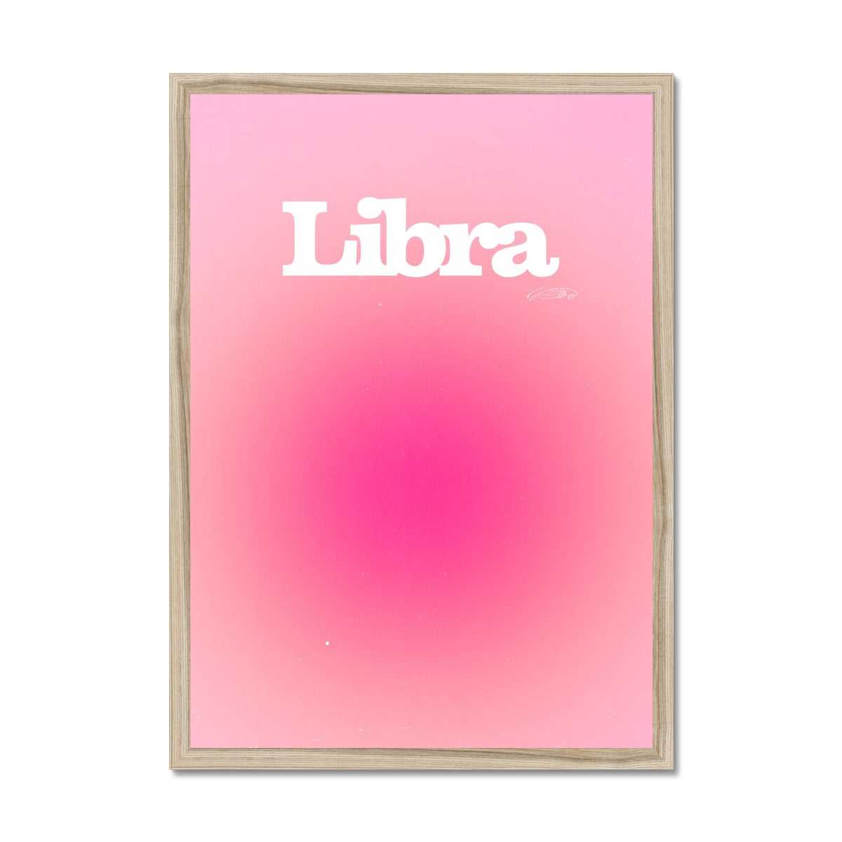 Our Libra Aura art print is the perfect wall art to show off your star sign. Find a zodiac gradient print or poster in our astrology collection.