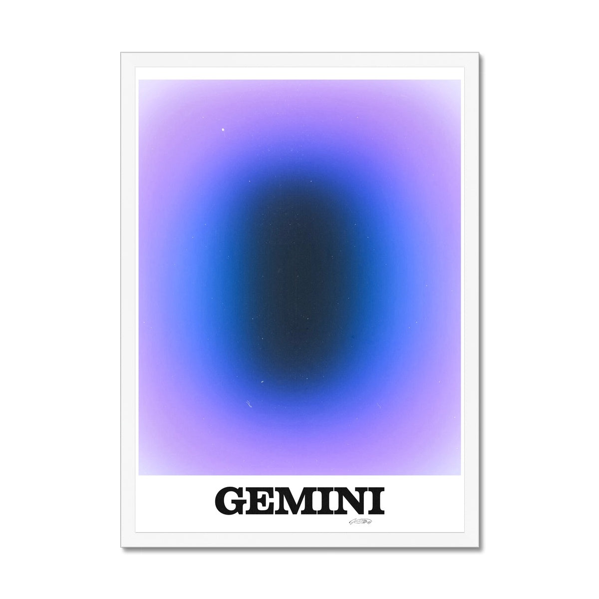 Our Gemini Aura art print is the perfect wall art to show off your star sign. Find a zodiac gradient print or poster in our astrology collection.