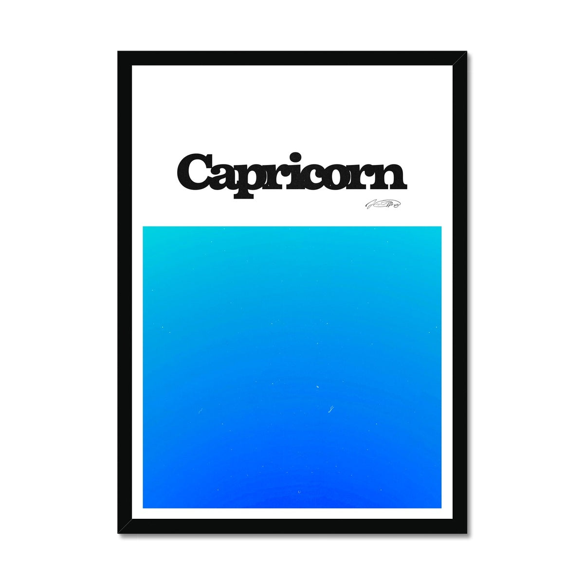 Our Capricorn Aura art print is the perfect wall art to show off your star sign. Find a zodiac gradient print or poster in our astrology collection.