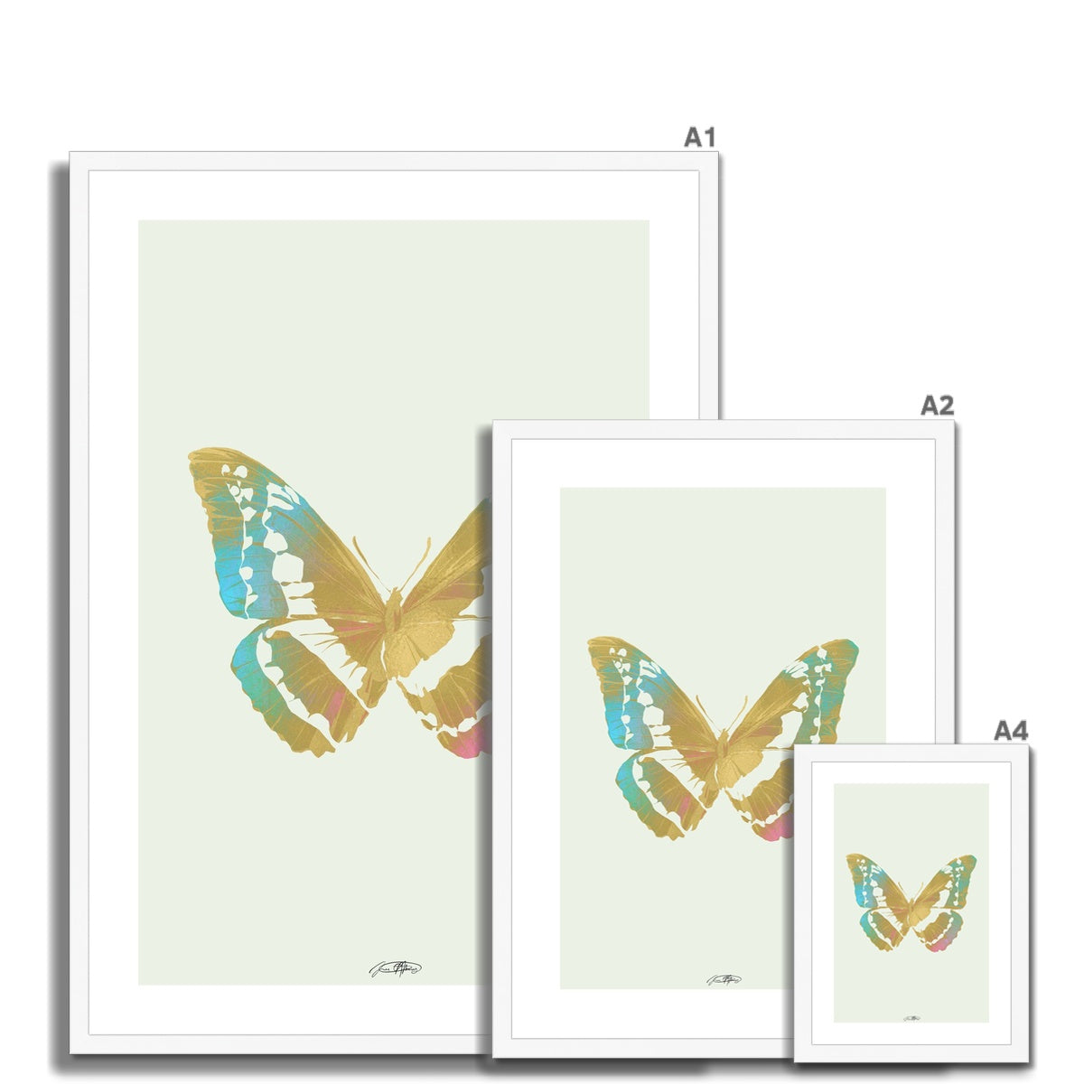 © les muses / Psyches is a collection of butterfly art prints featuring original illustrations of butterflies in an array with aura, gradient and glitter colors. The collection was inspired from the formal greek word psyche, thought to be the soul of the dead, and is comprised of over a hundred dreamy danish pastel butterfly posters, with silver and gold foil options. 