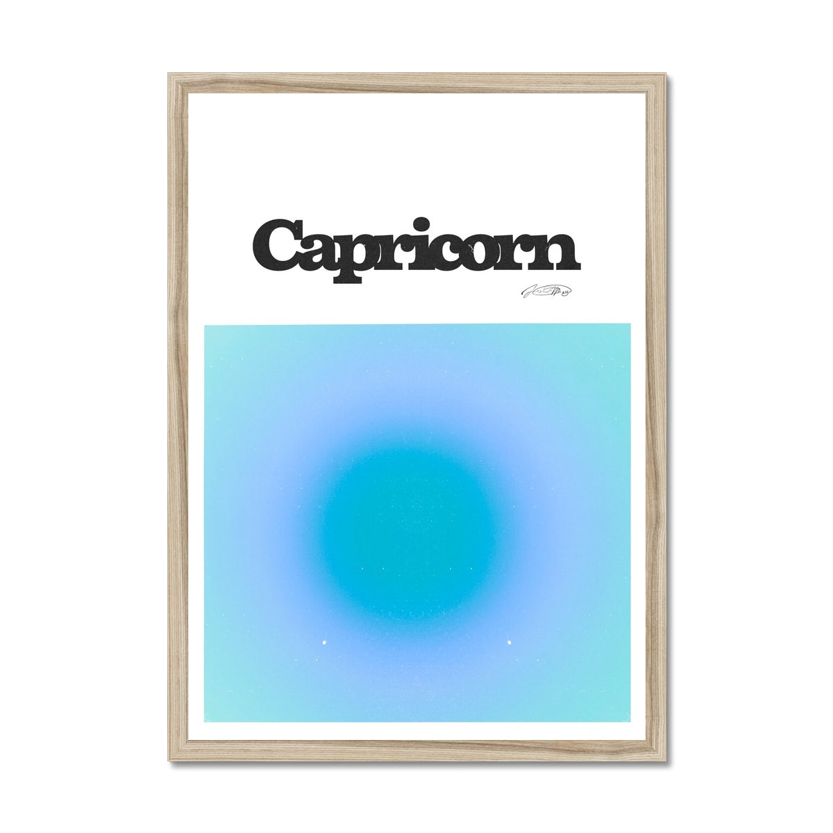 Our Capricorn Aura art print is the perfect wall art to show off your star sign. Find a zodiac gradient print or poster in our astrology collection.