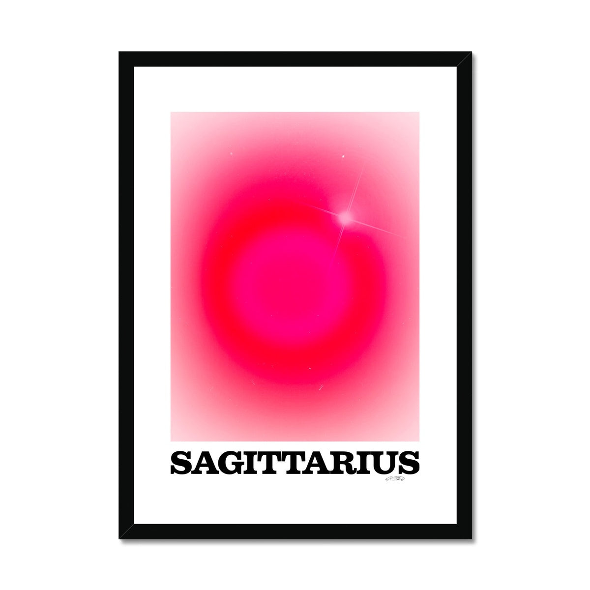 Our Sagittarius Aura art print is the perfect wall art to show off your star sign. Find a zodiac gradient print or poster in our astrology collection.
