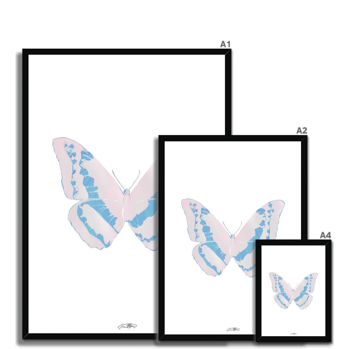 © les muses / Psyches is a collection of butterfly art prints featuring original illustrations of butterflies in an array with aura, gradient and glitter colors. The collection was inspired from the formal greek word psyche, thought to be the soul of the dead, and is comprised of over a hundred dreamy danish pastel butterfly posters, with silver and gold foil options. 